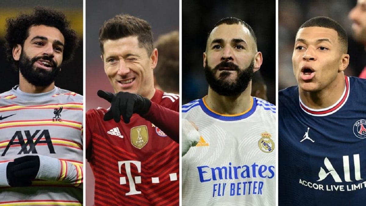 Benzema 3è, Mbappé 6è, Salah 7è, le classement actualisé du Soulier d’Or 2022