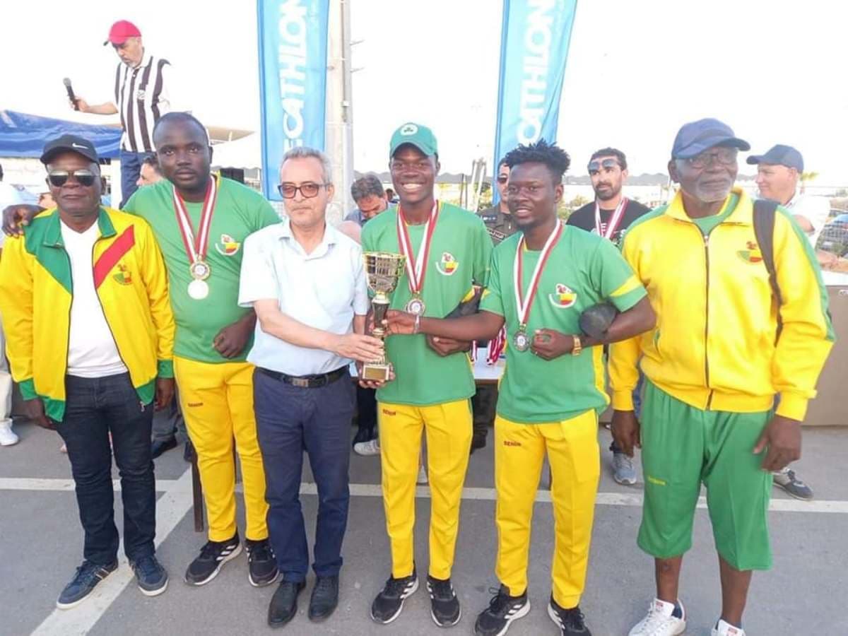 Le Bénin remporte l’Open de pétanque de Tunis « Azur City » 2022 en triplette