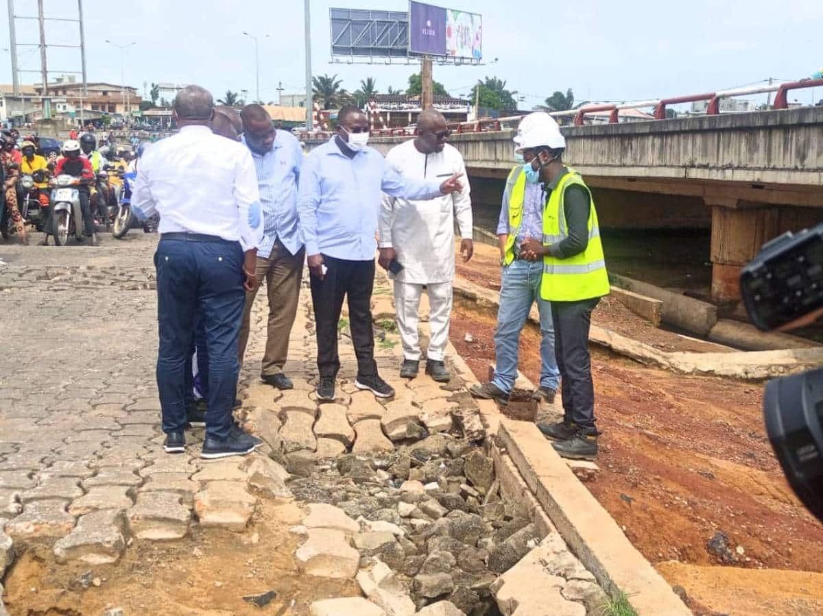 Godomey: Hêhomey constate enfin la dégradation de la piste cyclable sous l’échangeur