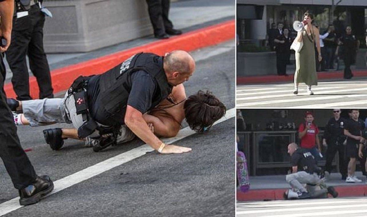 USA: Elle tente d’affronter le cortège de Joe Biden et se fait « tabasser » par les services secrets (vidéo)