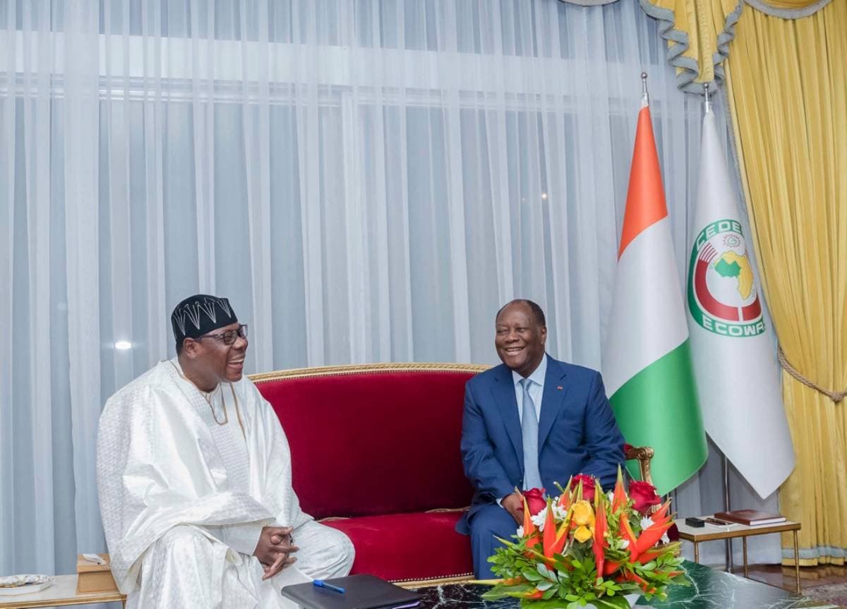 Côte d’Ivoire: l’ancien président béninois Boni Yayi reçu par Alassane Ouattara