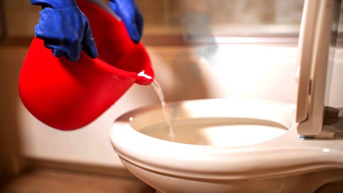 Voici pourquoi vous devez verser de l’eau chaude dans vos toilettes