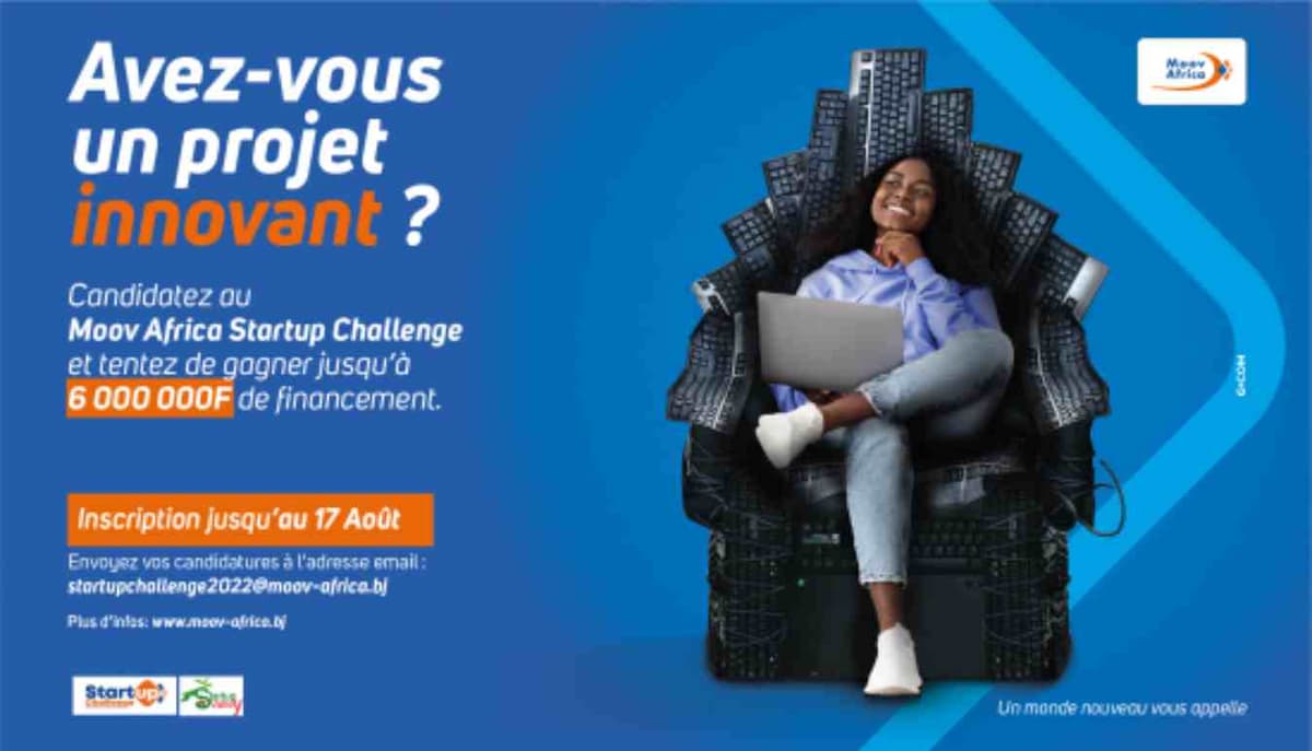 Moov Africa Bénin à  l’initiative du concours Startup Challenge
