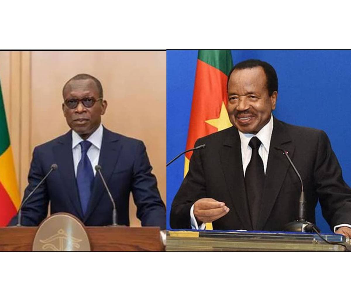 Paul Biya souhaite la consolidation des relations entre le Bénin et le Cameroun