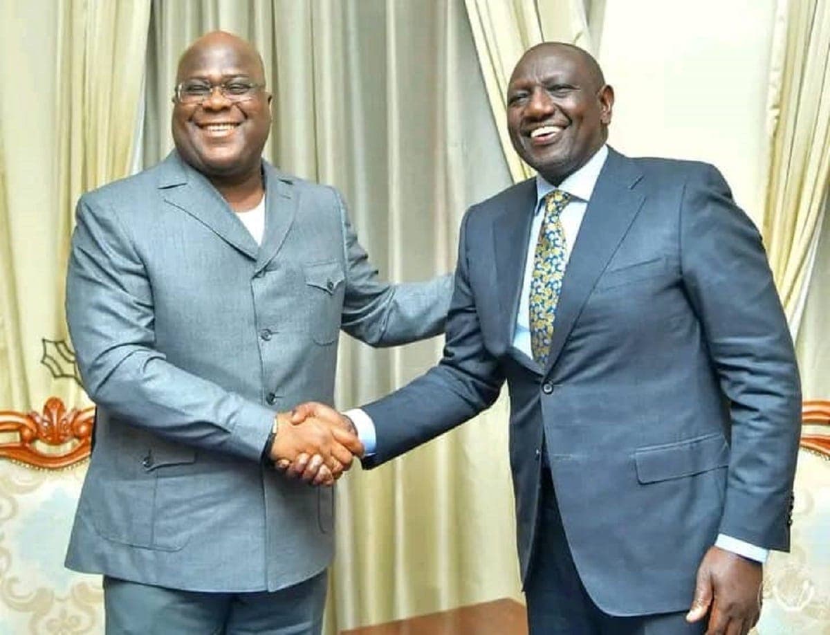 Kenya – RDC: Félix Tshisekedi et William Ruto déterminés à  maintenir d’excellentes relations entre leurs Etats