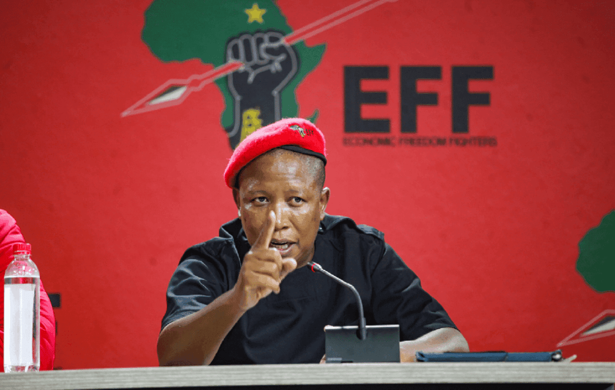 « Nous ne pleurons pas la mort de la reine Elizabeth », le parti du sulfureux Julius Malema