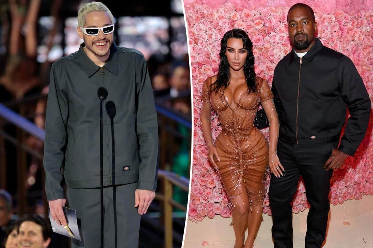 Kim Kardashian: son ex Pete Davidson tacle subtilement Kanye West après leur rupture (image)