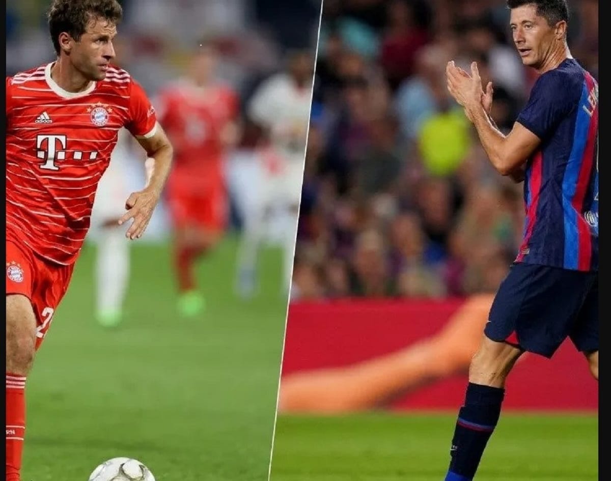 Barça-Bayern: « Lewy on arrive », Thomas Muller met en garde Robert Lewandowski