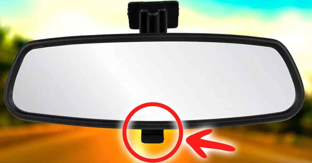 Bon à  savoir : découvrez la fonction secrète du bouton caché du rétroviseur interne de la voiture