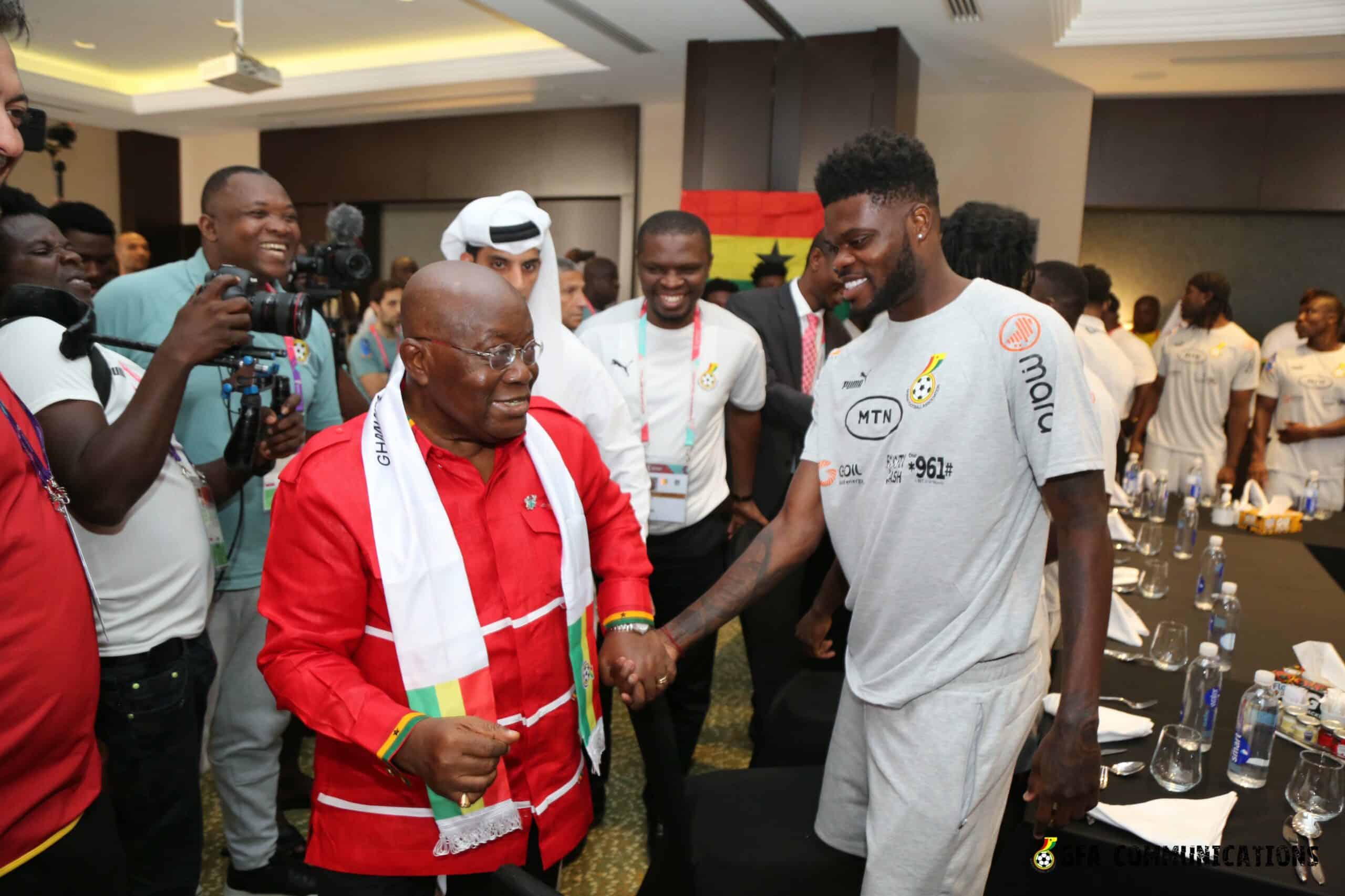 Portugal-Ghana: le président du Nana Akufo Addo est arrivé au Qatar