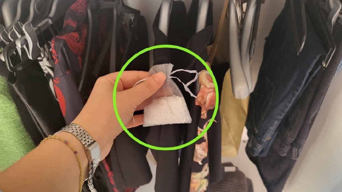 Mettez un sachet de sel dans le placard pour résoudre ce problème gênant