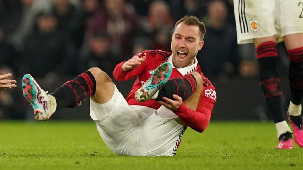 Man United: Christian Eriksen absent pour au moins 3 mois