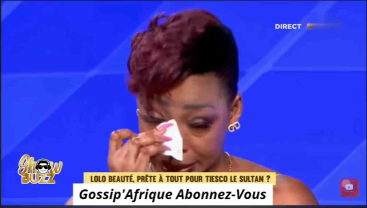 Tiesco Le Sultan: sa compagne Lolo Beauté en pleurs sur une chaîne de télévision