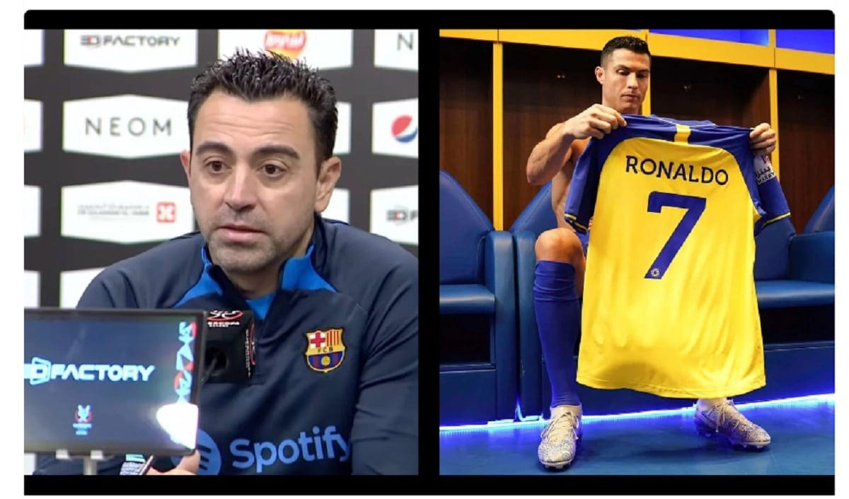 Al Nassr: Xavi juge à  son tour le transfert de Cristiano Ronaldo en Arabie Saoudite