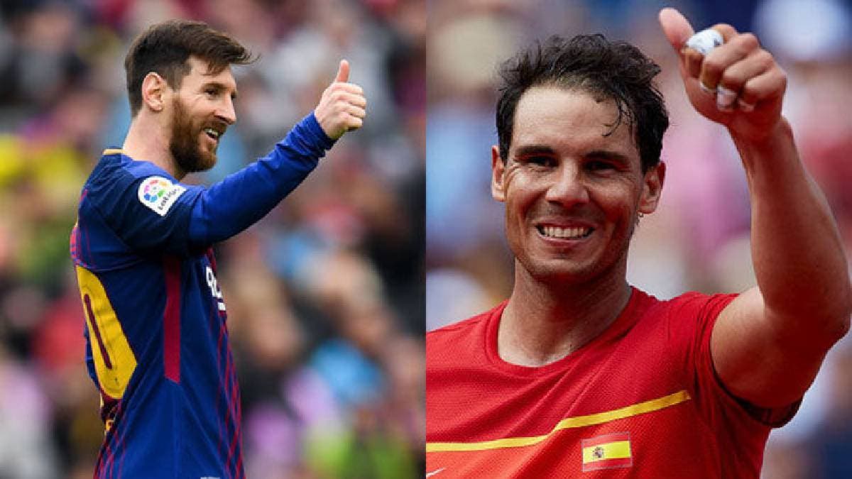 Rafael Nadal et Lionel Messi se témoignent de l’admiration