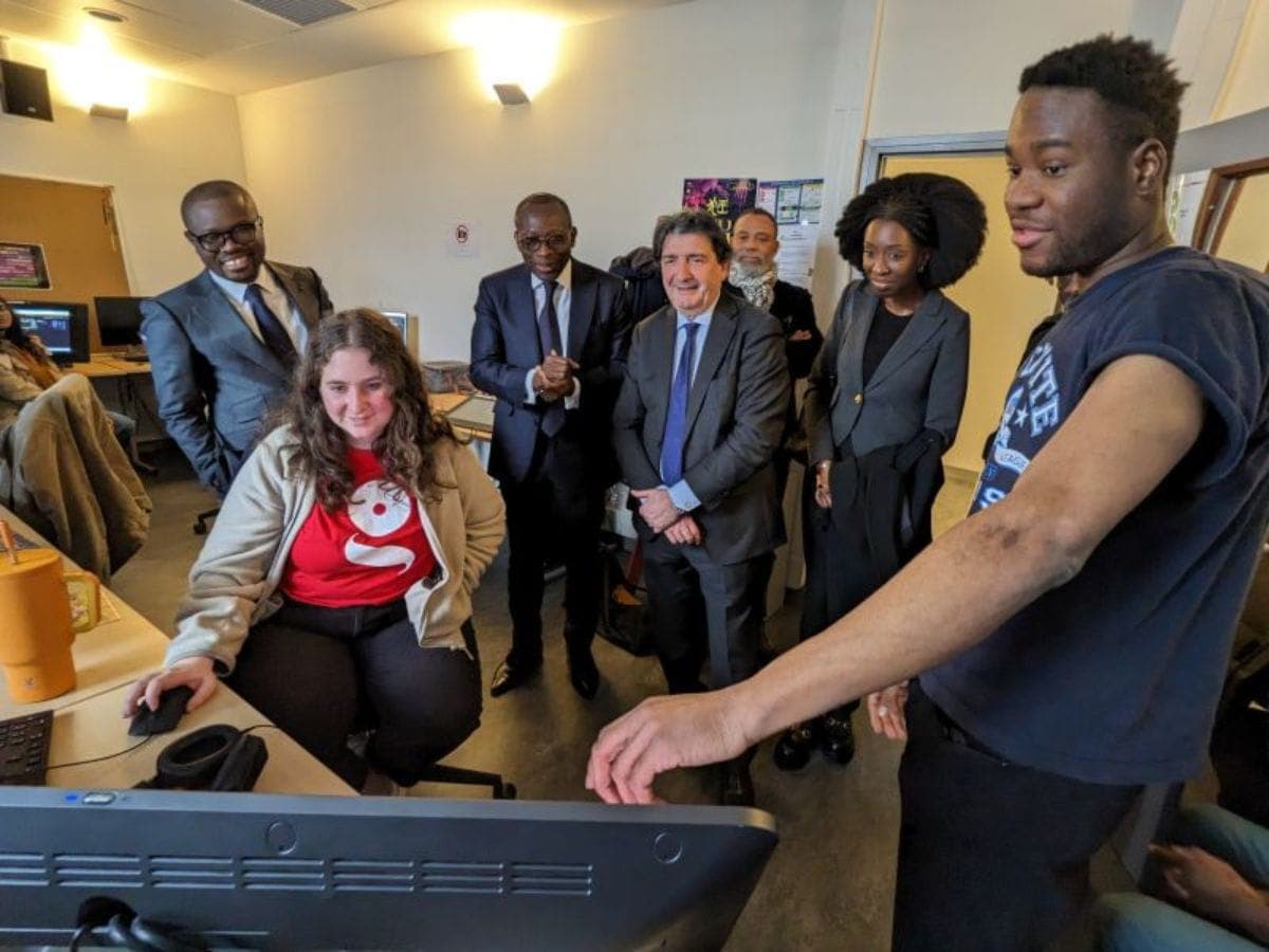 France: Patrice Talon échange avec les étudiants béninois inscrits à  GOBELINS
