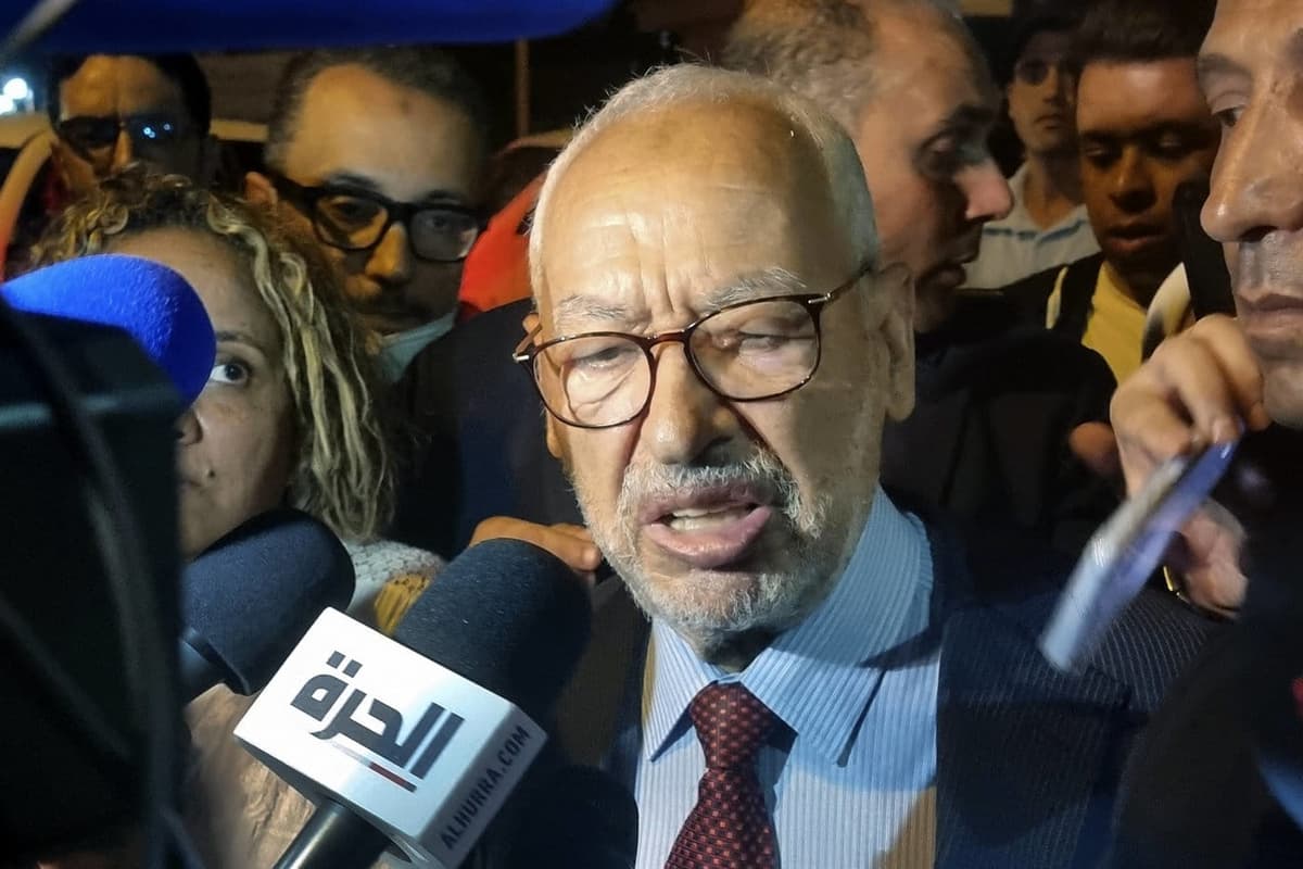 Tunisie: le chef d’Ennahdha, Rached Ghannouchi, placé sous mandat de dépôt