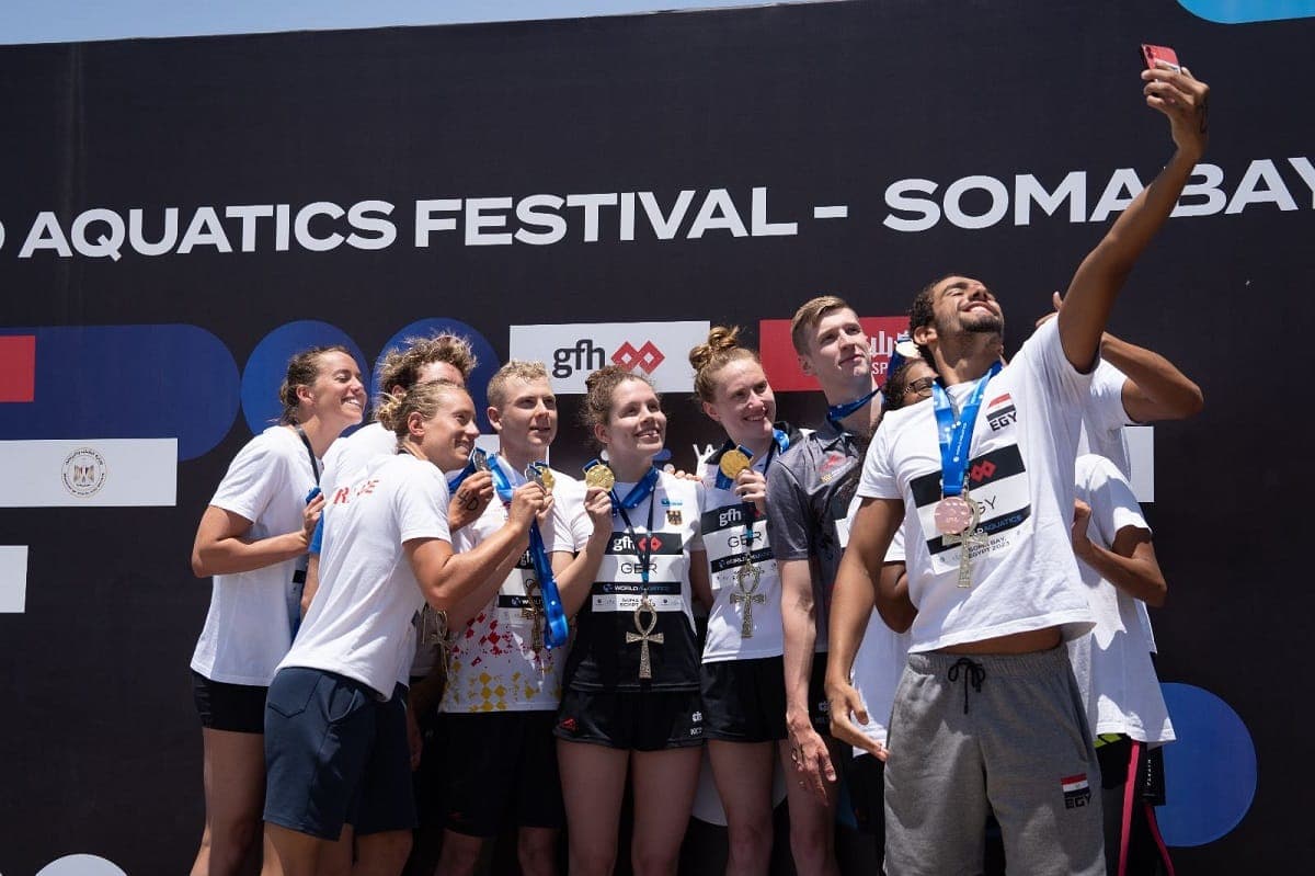 Mondial de natation en eau libre en Egypte: l’Allemagne rafle tout