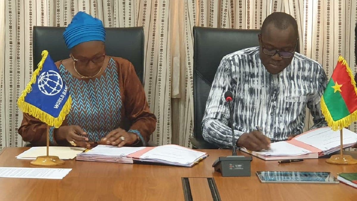 Burkina: la Banque mondiale vient en aide avec un prêt de 276 milliards FCFA
