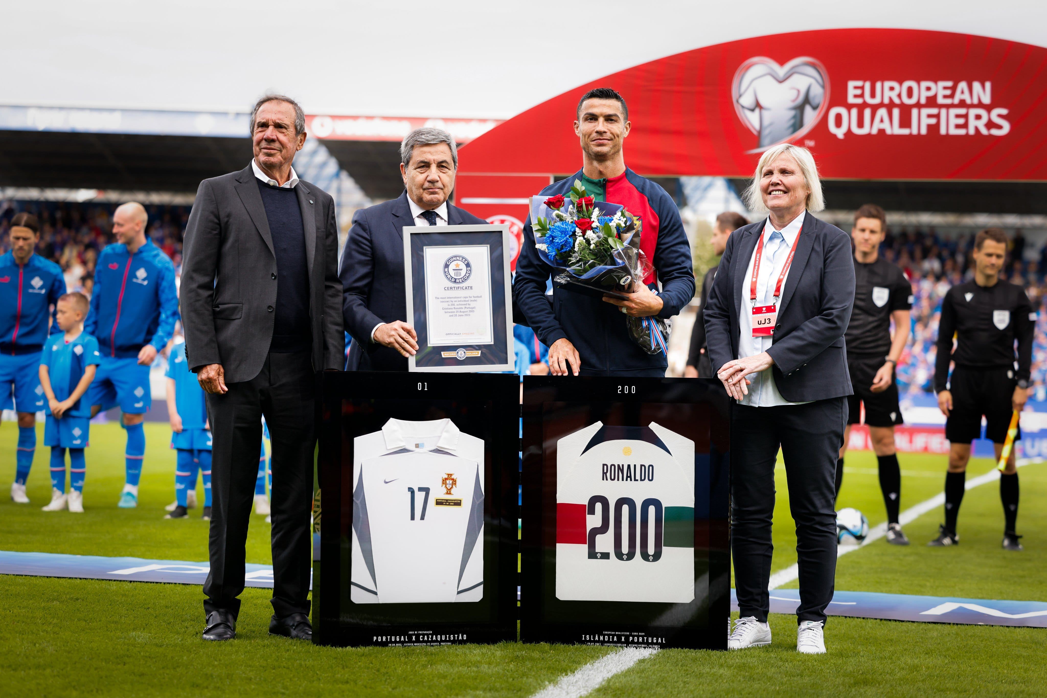 Portugal: Cristiano Ronaldo entre dans le Guinness World Record après sa 200è sélection