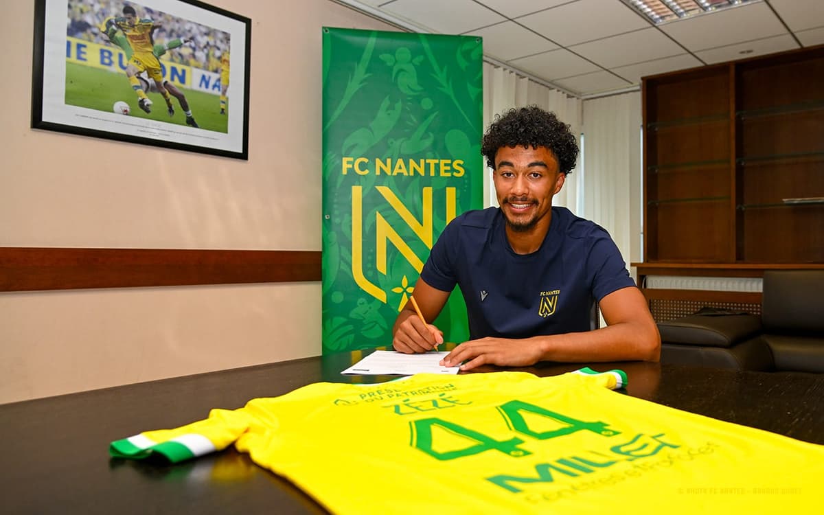 Nantes: 1er contrat pro et obtention du bac, le même jour, pour Nathan Zézé