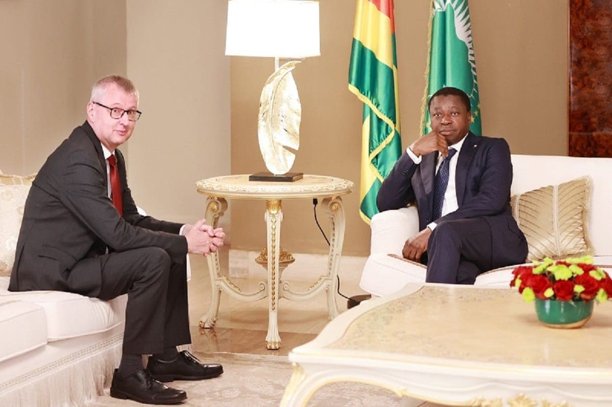 Diplomatie: en fin de mission au Togo, Veltin fait ses adieux à  Faure Gnassingbé