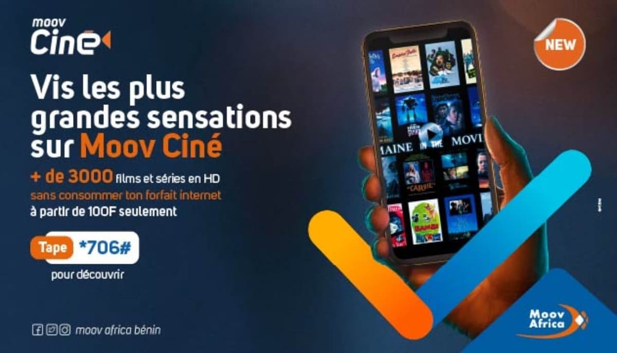 Moov Ciné : La nouvelle plateforme de vidéo à  la demande de Moov Africa