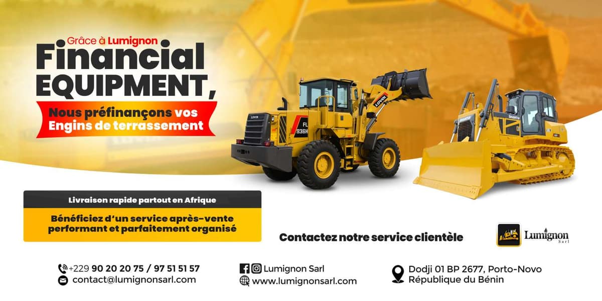 Jusqu’à  90% de préfinancement sur l’acquisition d’engins BTP grà¢ce au Réseau Lumignon