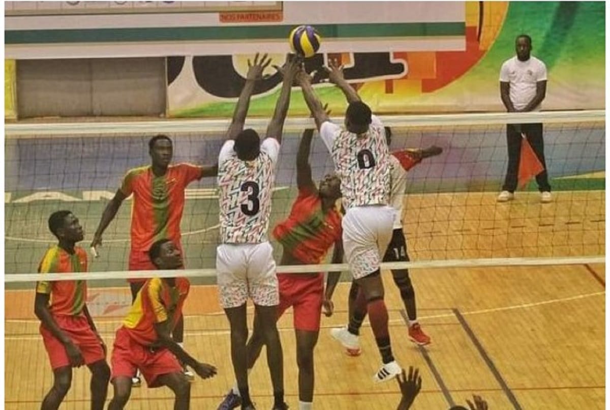 Coupe des nations de volleyball U21/zone 3: les Guépards chutent d’entrée