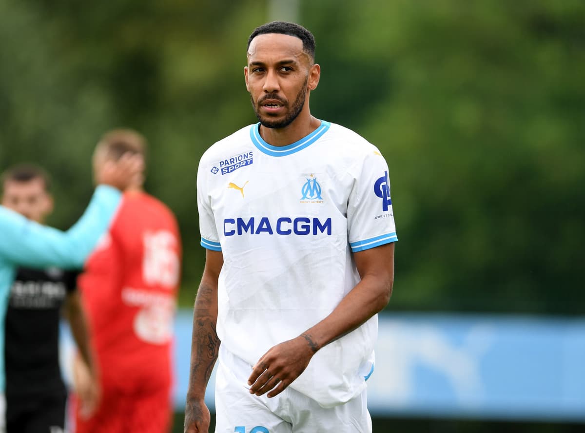 Ligue 1: le groupe de l’OM pour le déplacement à  Metz, avec Aubameyang