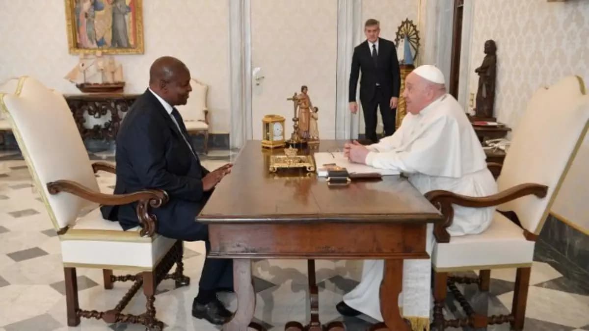 Vatican: Faustin Archange Touadéra reçu par le Pape François