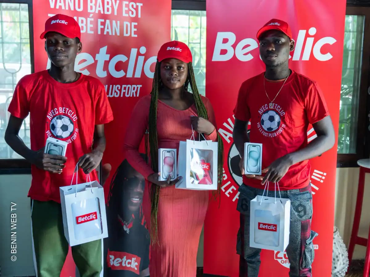 Semaine GANKPO chez Betclic BéninÂ : les derniers gagnants de l’iPhone 15 révélés