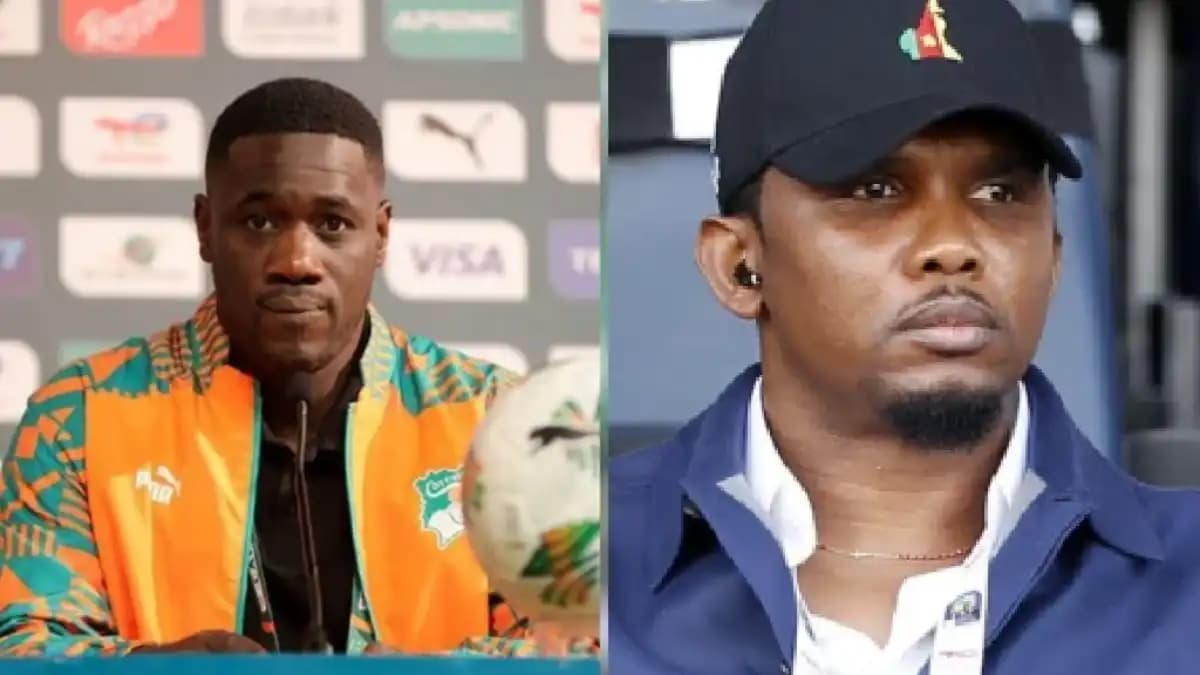 Samuel Eto’o: le président de la FECAFOOT félicite Emerse Fae pour son sacre à  la CAN 2023