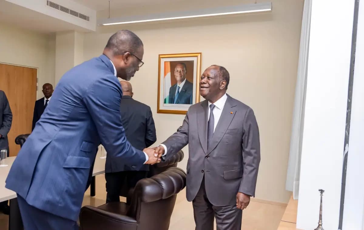 Côte d’IvoireÂ : les dessous de la rencontre entre Alassane Ouattara et Tidjane Thiam