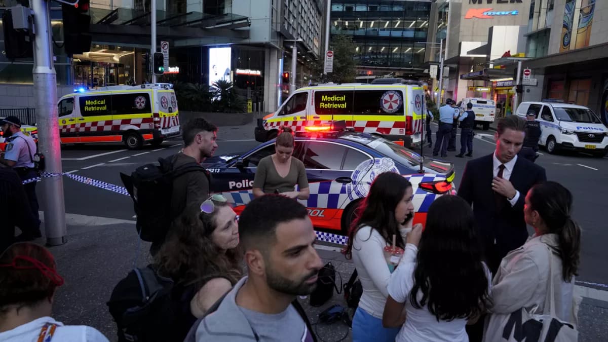 Australie : au moins 6 morts dans une attaque au couteau dans un centre commercial