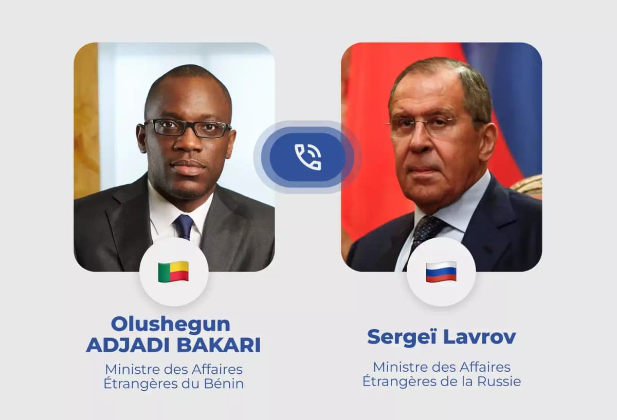 Les chefs de diplomatie russe etÂ béninoisÂ évoquent la région sahélo-saharienne