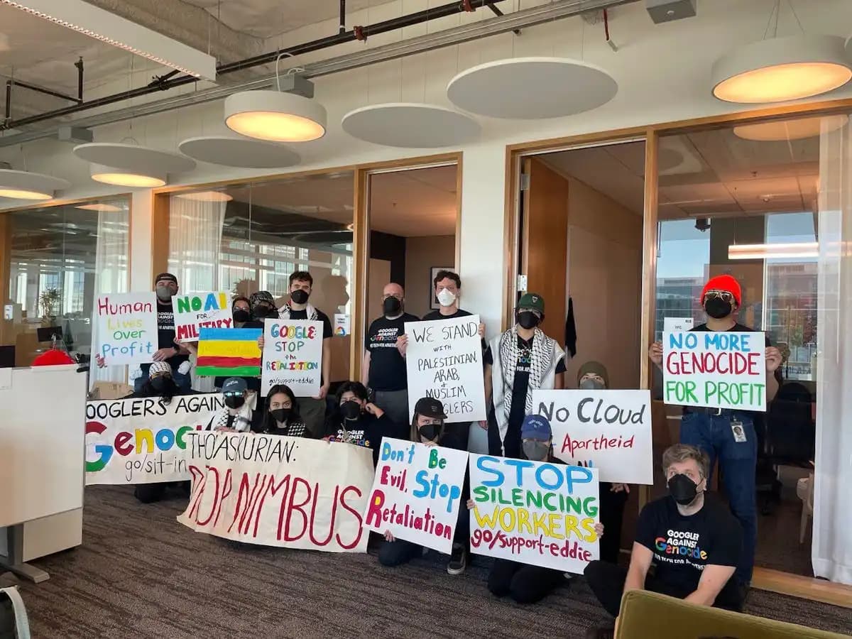 Google licencie 28 employés qui protestaient contre un contrat signé avec Israà«l