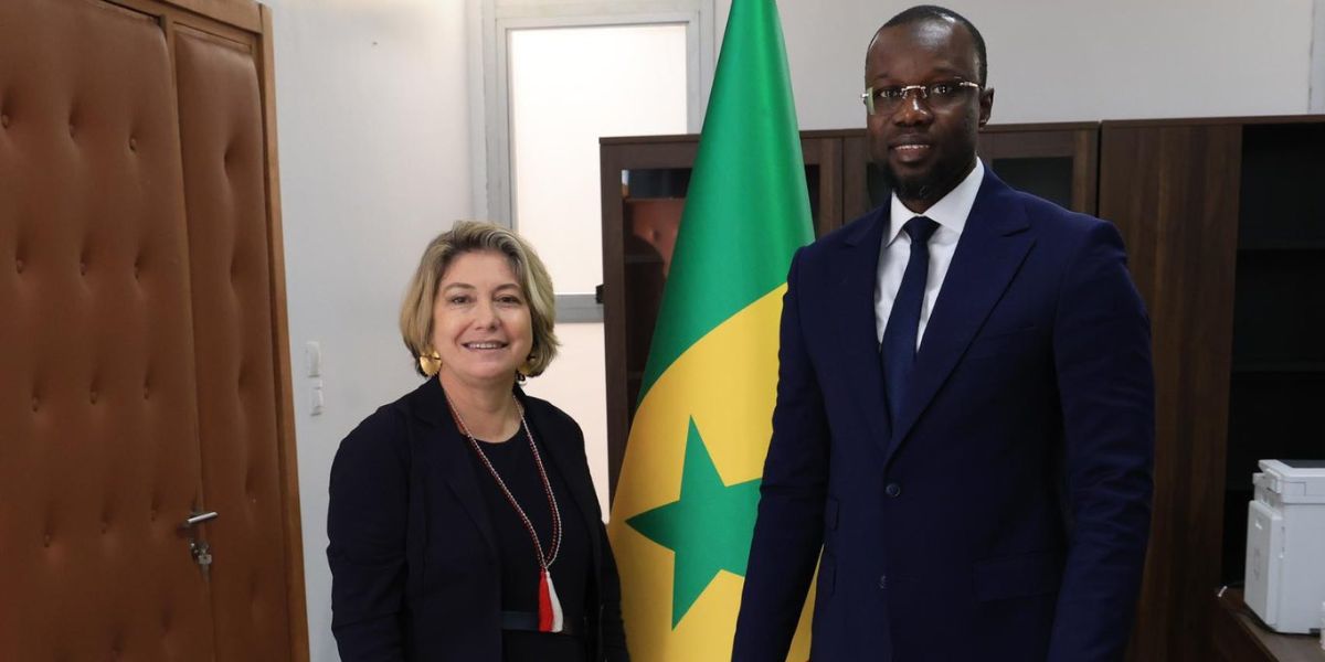 France – Sénégal : échange entre l’ambassadrice Anne Giraud et Ousmane Sonko