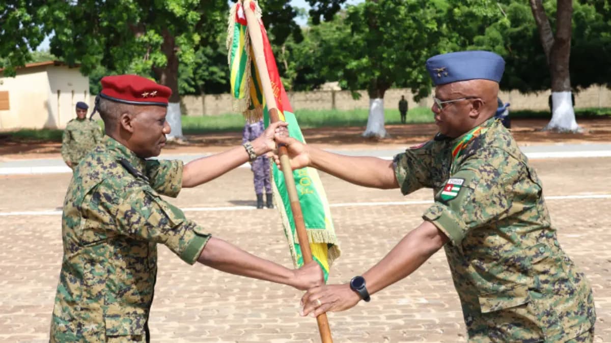 Togo: le nouveau chef d’état-major général a pris fonction
