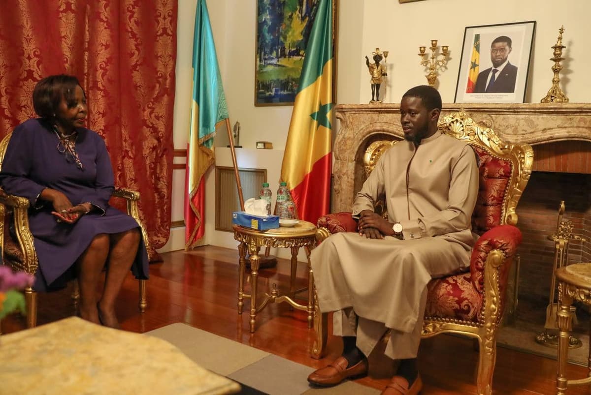France: tête-à -tête entre Bassirou Diomaye Faye et Louise Mushikiwabo
