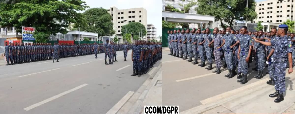 Célébration du 1er aoà»t au Bénin: la police républicaine entame les préparatifs du défilé militaire