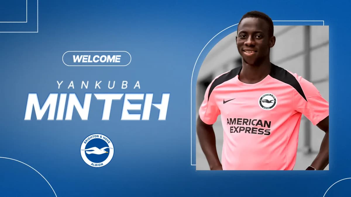 Mercato: Brighton signe le gambien Yankuba Minteh