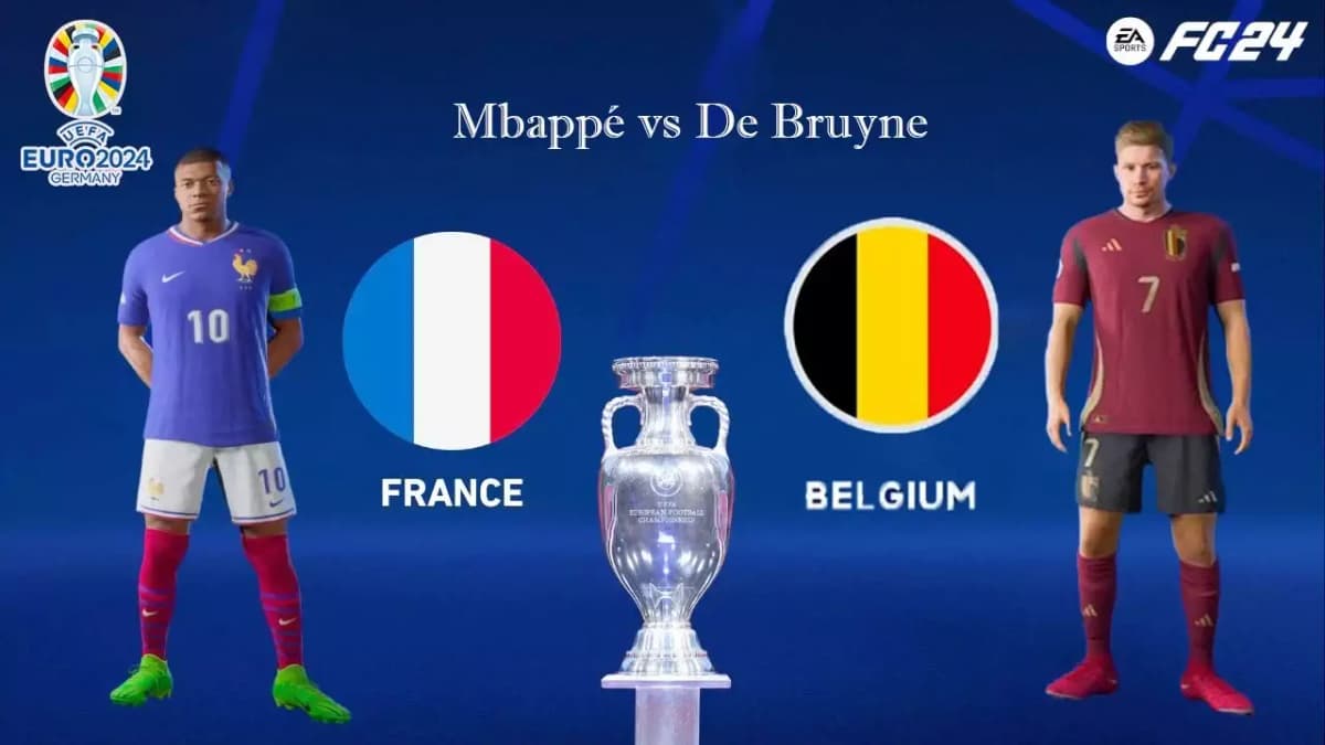 Euro 2024: France-Belgique, les compos officielles avec Mbappé et De Bruyne