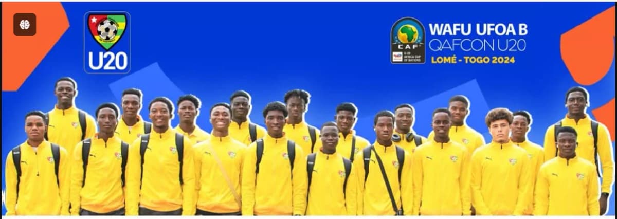 Tournoi UFOA B U20 2024: la liste des Eperviers du Togo