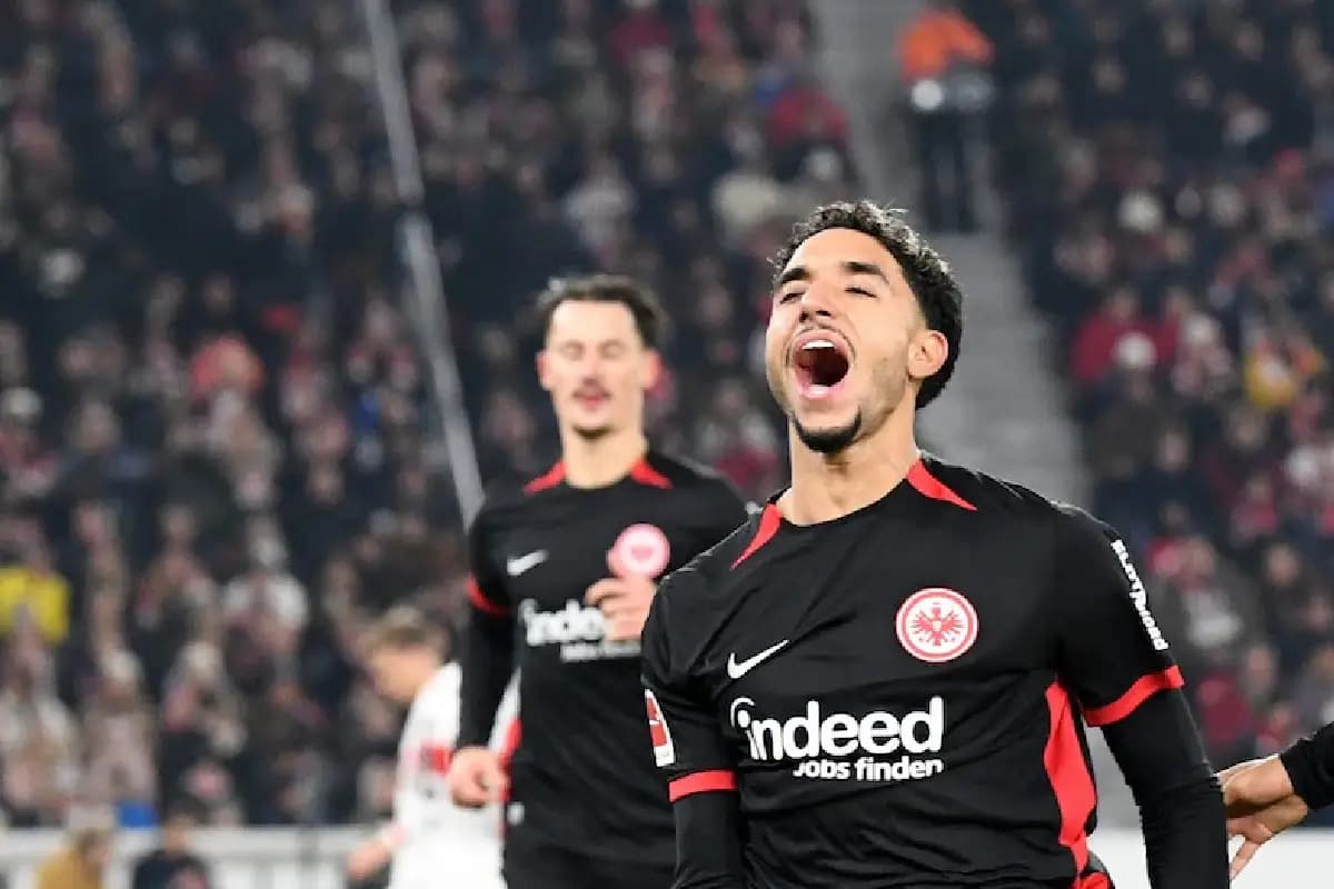 Francfort: l’égyptien Omar Marmoush égale un record de Messi sur coup-franc