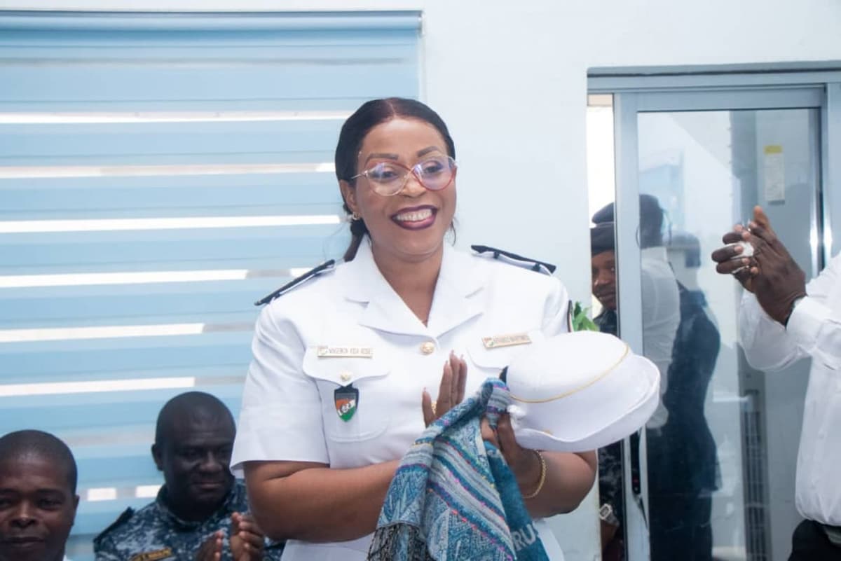 Côte d’Ivoire: le lieutenant-colonel Ninsemon Kida-Rose, Première DGA des Affaires Maritimes
