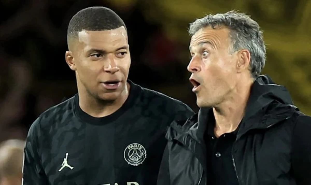 LDC: le PSG joue mieux sans Kylian Mbappé, selon Luis Enrique