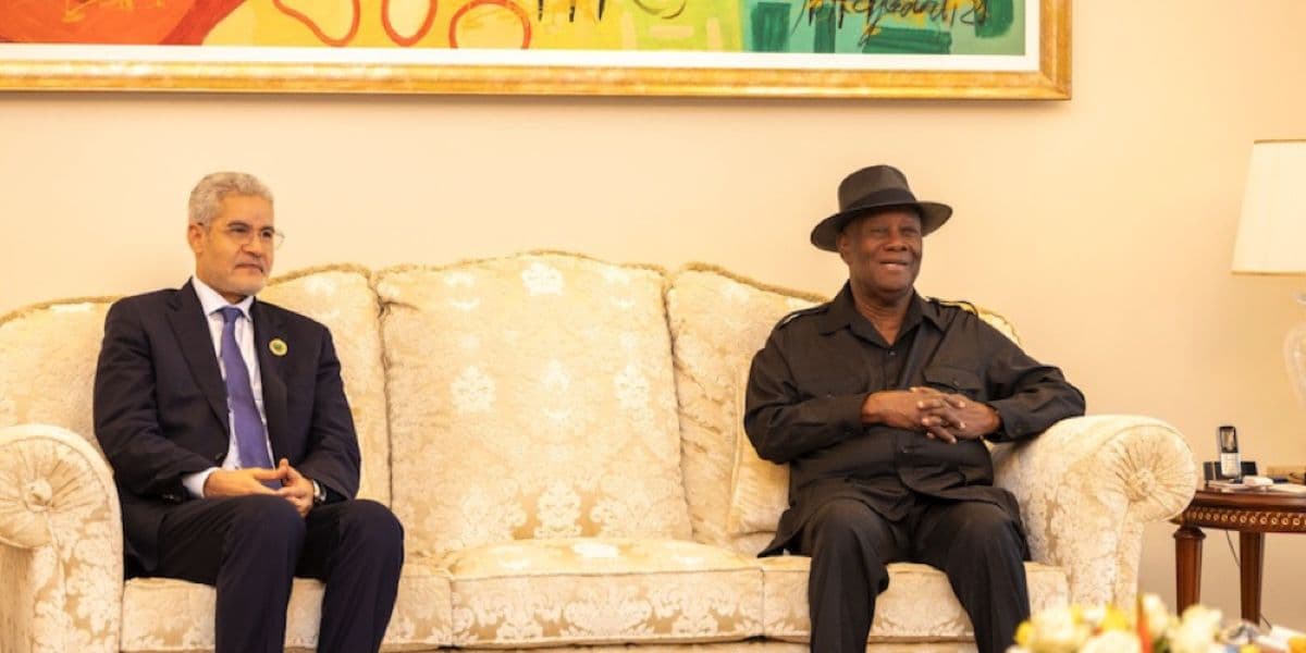 Côte d’Ivoire : Alassane Ouattara reçoit le nouveau président de la BAD, Sidi Ould Tah