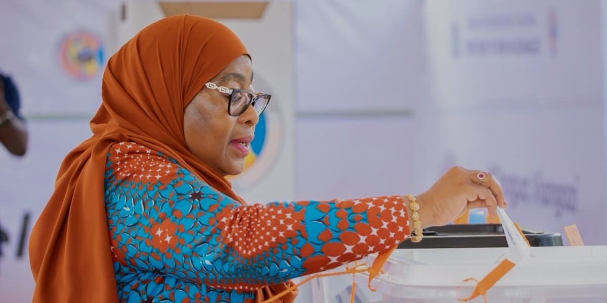Tanzanie : Samia Suluhu Hassan réélue avec 97,66 % des voix