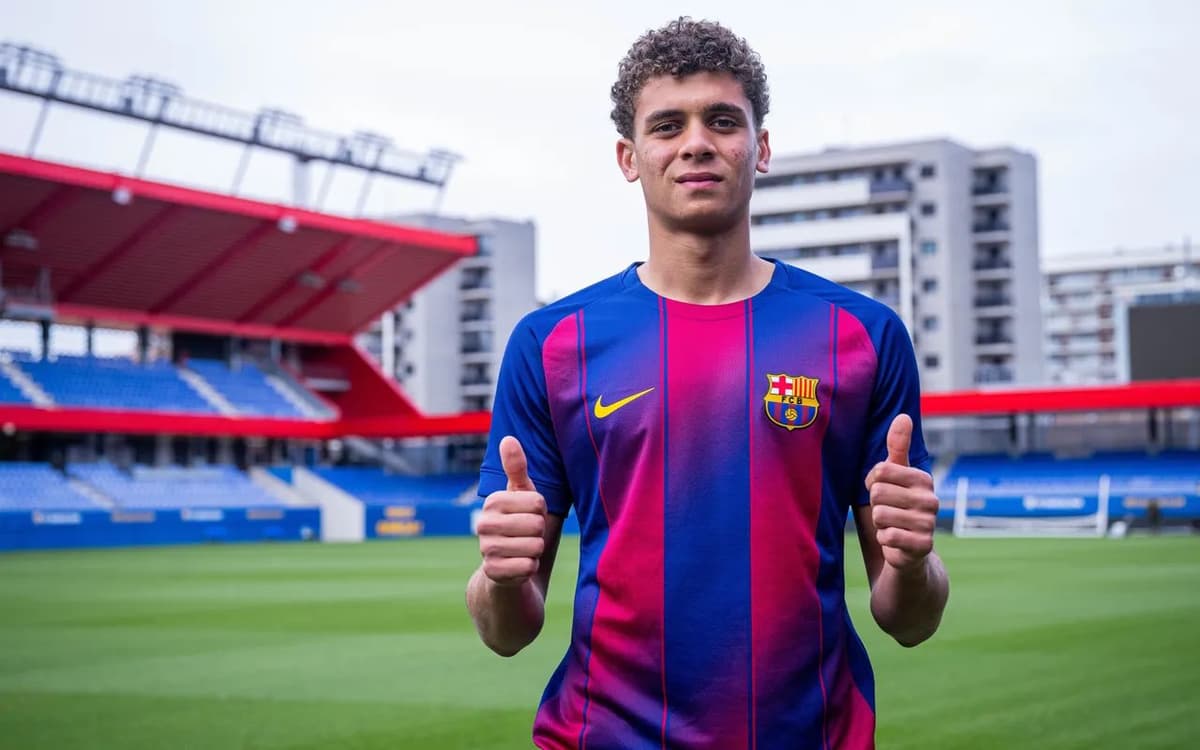 Football : Hamza Abdelkarim s’engage au FC Barcelone